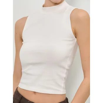 Dámská halenka Sinsay - Halenka bez rukávů - krémová - 638EU-01X - 638EU-01X-L