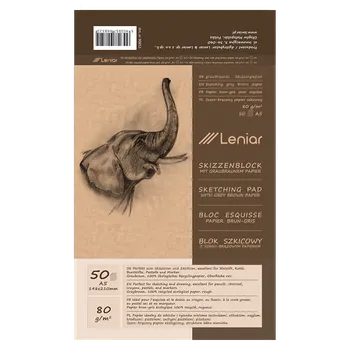Blok Leniar Slon skicovací blok - různé formáty A5
