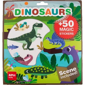 Desková hra APLI edukační hra se samolepkami - Dinosauři