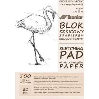 Blok papírů Leniar Plameňák - různé formáty A3