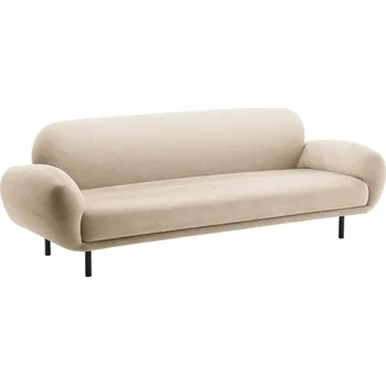 Pohovka Micadoni Béžová bouclé trojmístná pohovka Poppy 208 cm