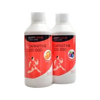 Sportwave - L-Carnitine 220000 2 x 500 ml - pomeranč + lesní plody