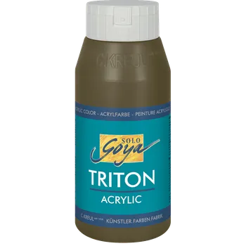 Vodová barva KREUL Akrylová barva SOLO GOYA TRITON 750 ml 17008 - Green Umber