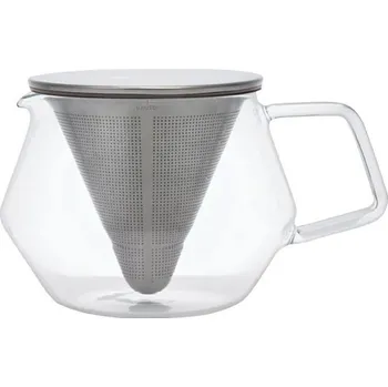 Konvice na čaj KINTO UNITEA Čajová konvička s kónickým nerezovým sítkem 600ml
