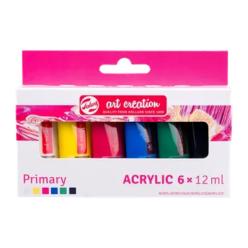 Speciální výtvarná barva Art Creation Sada akrylových barev 6 x 12 ml - Primary