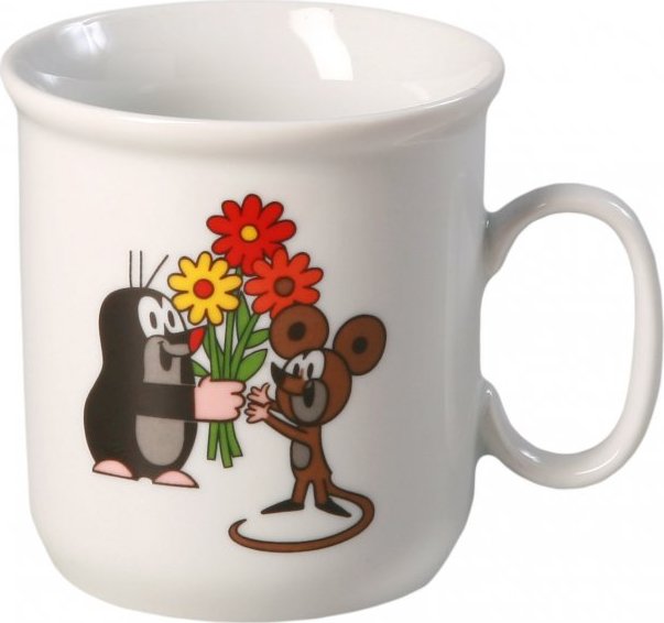 Dětský hrnek, Thun, Krtek a kytka, 245 ml