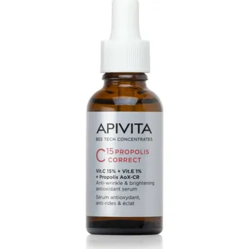 Pleťové sérum Apivita Bee Tech Concentrates C15 Propolis Correct Serum antioxidační zpevňující pleťové sérum 30 ml