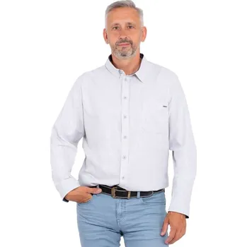 Pánská košile Pánská bavlněná košile HEKUK Šedá XL