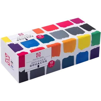 Speciální výtvarná barva Talens Gouache Extra Fine sada - 10 x 16 ml