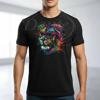 Dante Tričko LEV v brýlích color,S