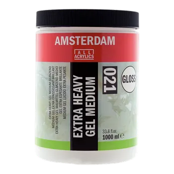 Speciální výtvarná barva Amsterdam Extra husté gelové médium lesklé 021 - 1000 ml