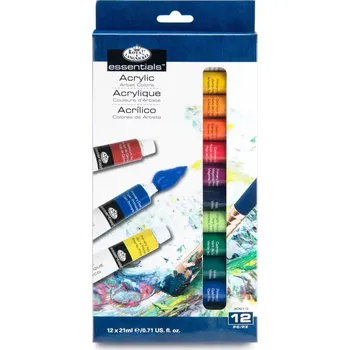 Speciální výtvarná barva R&L Sada akrylových barev – 12 x 21 ml