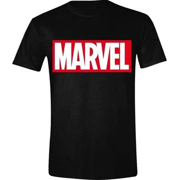 Pánské tričko Pánské tričko Marvel: Simple Box Logo (XL) černá bavlna