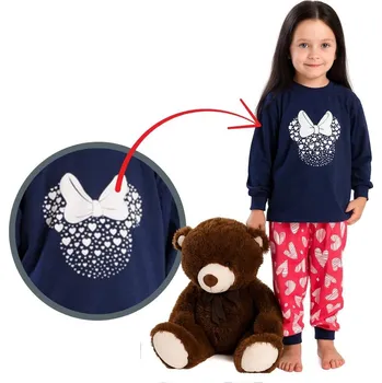 Dívčí pyžamo Betty Mode Minnie tmavě modré