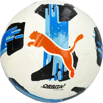 Fotbalový míč Fotbalový míč Puma Orbita 5 Fusion Lite 290 velikost 4 bílo-modrý