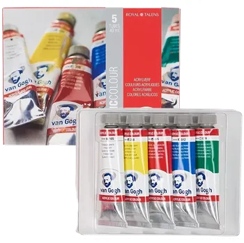 Vodová barva Akrylové barvy Van Gogh Startovací sada 5x40 ml
