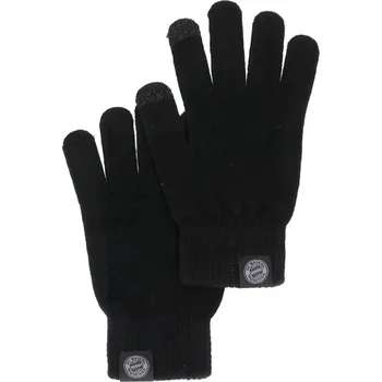 Rukavice FC BAYERN MNICHOV Pletené rukavice FC Bayern Mnichov, černé, dotykové Velikost: XL