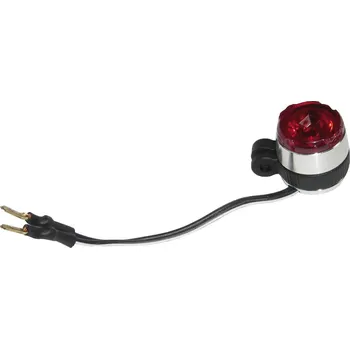 Cyklosvítilna Busch&Müller µE E-Bikes stříbrné (Zadní světlo Busch&Müller µE E-Bikes stříbrné)