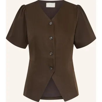 Dámská halenka Neo Noir Dámská Halenka Jules, tmavě hnědá, 42