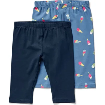 Dámské legíny 698267 - Tchibo - Dětské ¾ legíny - pro miminko - vel. 50/56 - barva: modrá