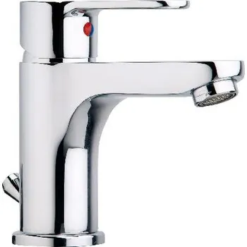 Vodovodní baterie Paffoni Blu - Umyvadlová baterie s výpustí, chrom BLU075CR