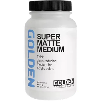 Speciální výtvarná barva GOLDEN Super Matné Médium - 237 ml