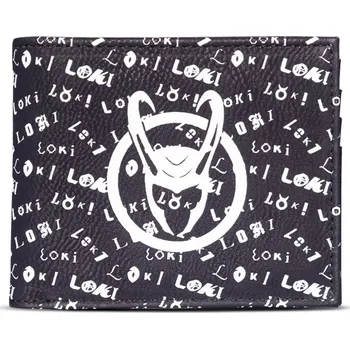 Otevírací peněženka Marvel|Loki: Logo (10 x 9 x 2 cm)