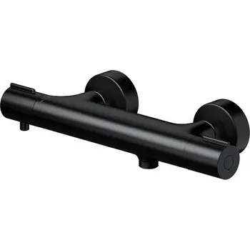 Vodovodní baterie CERSANIT 3D Baterie Cersanit Virgo sprchová nástěnná termostatická, černá, S951-580 S951-580