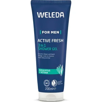 Sprchový gel WELEDA 3 v 1 Shower Gel For Men Active Fresh