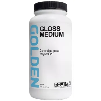 Výtvarná barva GOLDEN Lesklé médium - 473 ml