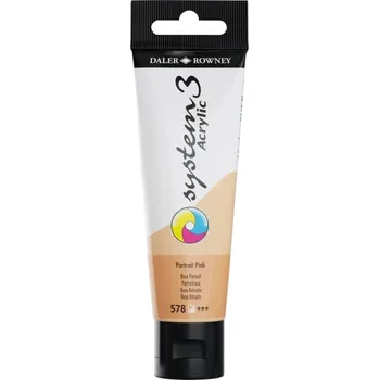 Výtvarná barva D&R System3 akrylové barvy 59ml - vyberte odstín 578 - Portrait Pink