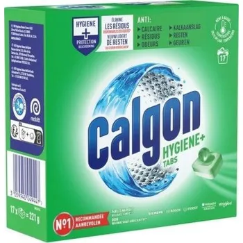 Změkčovač vody Calgon tablety na změkčení vody 3v1 17ks Hygiene