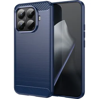 Pouzdro na mobilní telefon Techsuit karbon silikon Xiaomi 15T Pro modrý