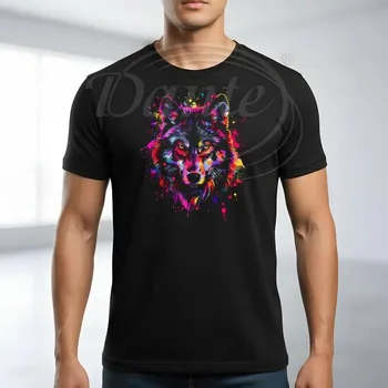 Pánské tričko Dante Tričko VLČÍ HLAVA color,2XL