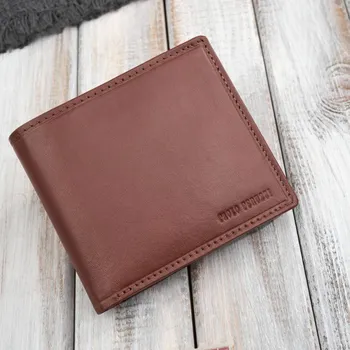 Peněženka Paolo Peruzzi Pánská tenká kožená peněženka Paolo Peruzzi; koňak