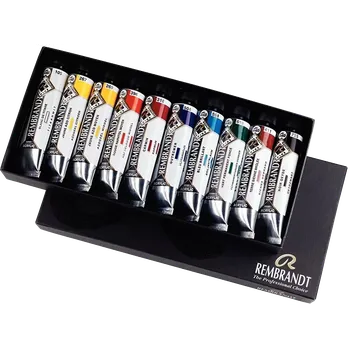 Speciální výtvarná barva Akrylové barvy REMBRANDT Základní set 10x40 ml