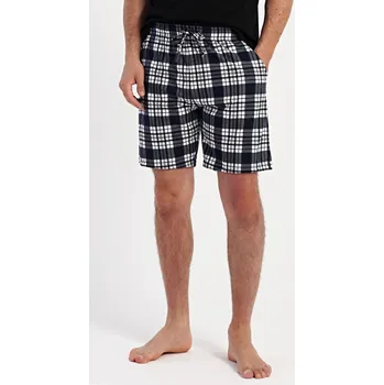 Pánské pyžamo Vienetta MAN Pánské pyžamové šortky Lukáš: tmavě modrá L