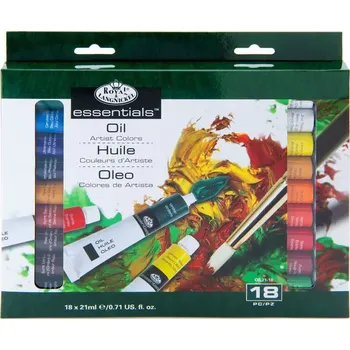 Olejová barva R&L Sada olejových barev – 18 x 21 ml
