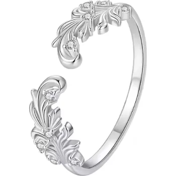 Prsten For Silver Dámský otevřený prsten s větvičkami a zirkony – Stříbro 925