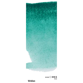 Výtvarná barva Rembrandt akvarelové barvy 10 ml tuba 616-Viridian zelená (2)