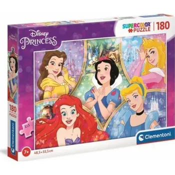 Clementoni Puzzle 180 princezen. Princezny 29311