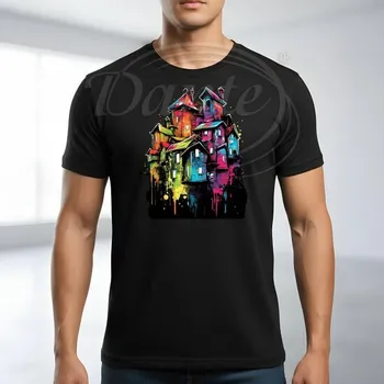 Dante Tričko Temné městečko color,M