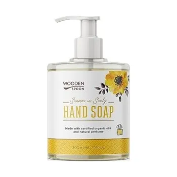 Nestandardní parfém Tekuté mýdlo na ruce "Summer in Sicily" Wooden Spoon 300ml