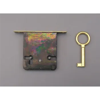 zámek zadlabávací nábytkový 40mm s klíčem