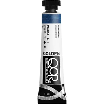 Speciální výtvarná barva QoR Akvarelová barva 11 ml – vyberte si odstín 340 - Prussian Blue (1)