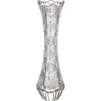 Váza Broušená váza, Royal Crystal, 15,5 cm