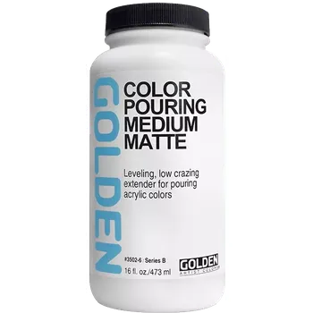 Speciální výtvarná barva GOLDEN Střední matné nalévání barvy - 473 ml