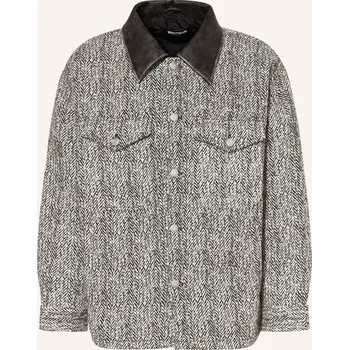 Pánská košile Wrstbhvr Převlečná Košile Chung, černá / bílá