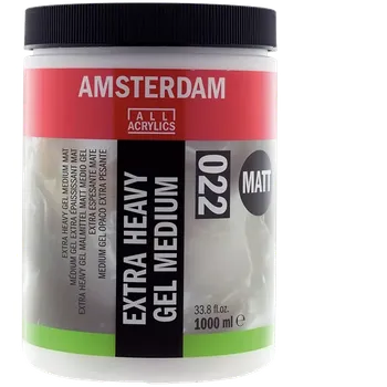 Speciální výtvarná barva Amsterdam Extra husté gelové médium matné 022 - 1000 ml
