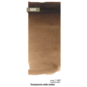 Speciální výtvarná barva Rembrandt akvarelové barvy 10 ml tuba 417 - Transparent Oxide Umber (1)